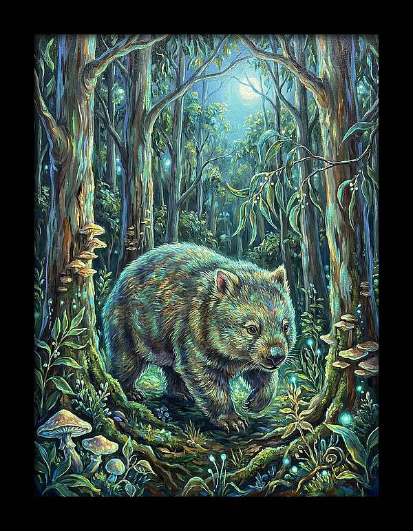 Wombat In Enchanted Forest