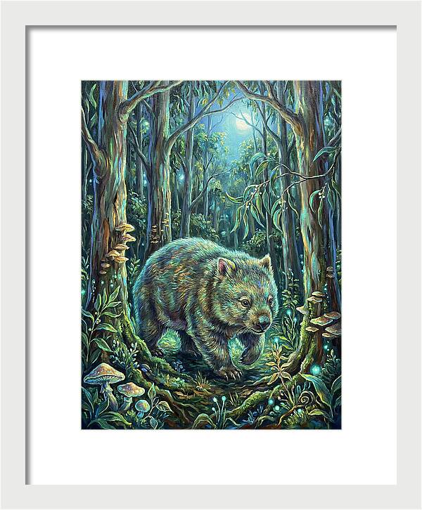 Wombat In Enchanted Forest