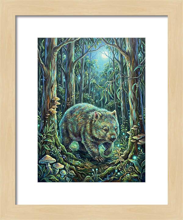 Wombat In Enchanted Forest