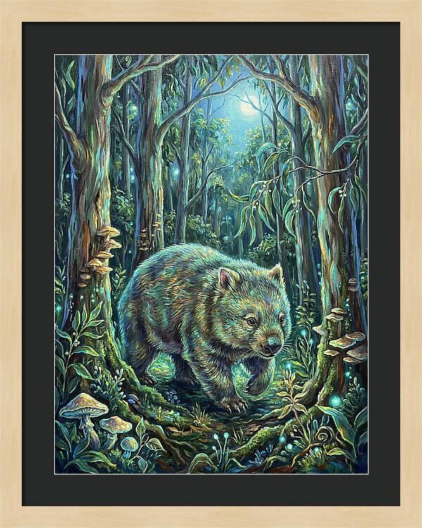 Wombat In Enchanted Forest
