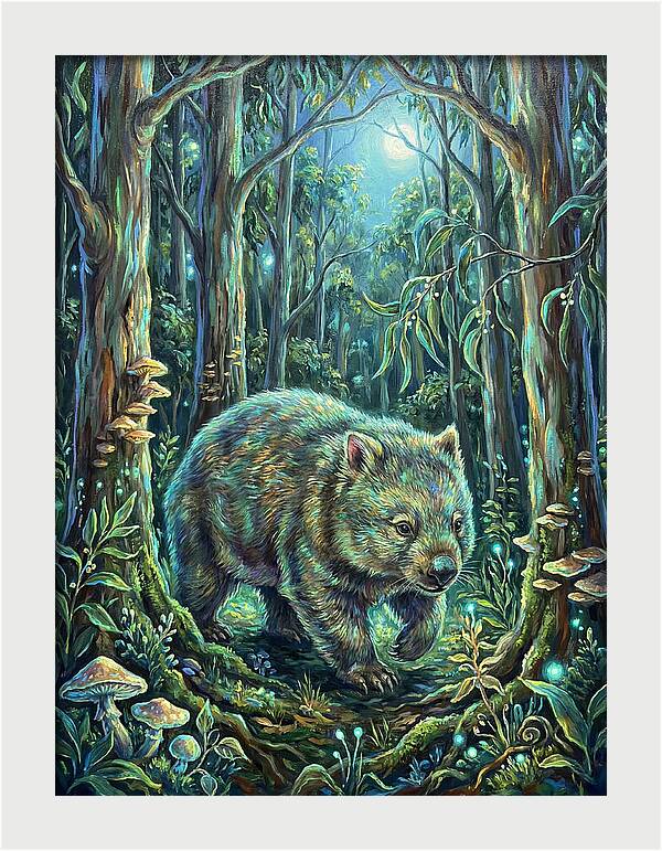 Wombat In Enchanted Forest