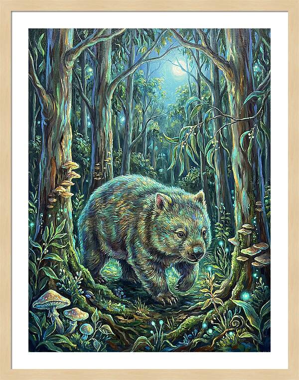 Wombat In Enchanted Forest