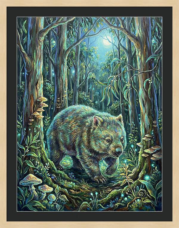 Wombat In Enchanted Forest