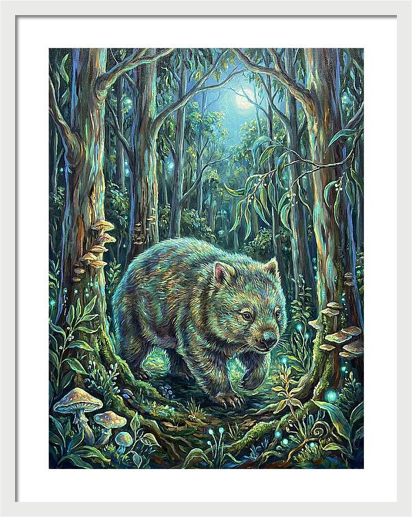 Wombat In Enchanted Forest