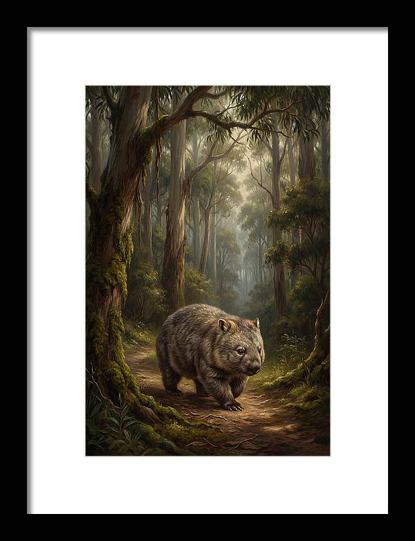 Wombat In The Forest
