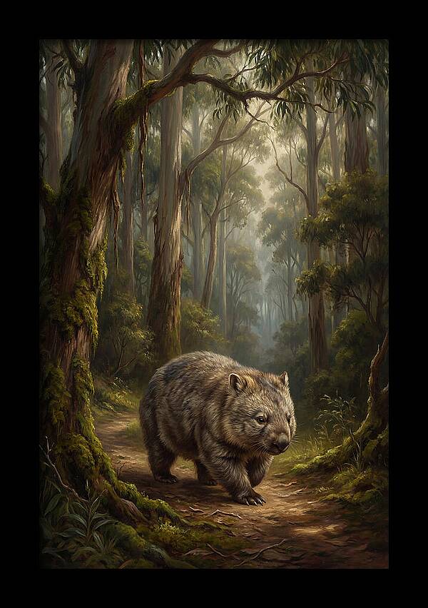 Wombat In The Forest