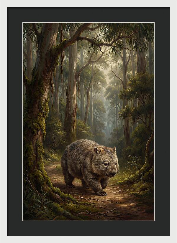 Wombat In The Forest