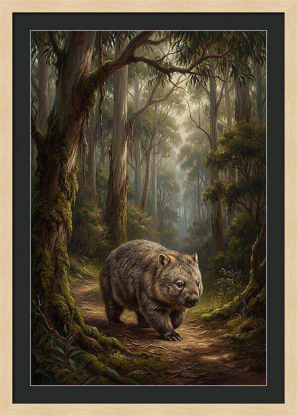 Wombat In The Forest