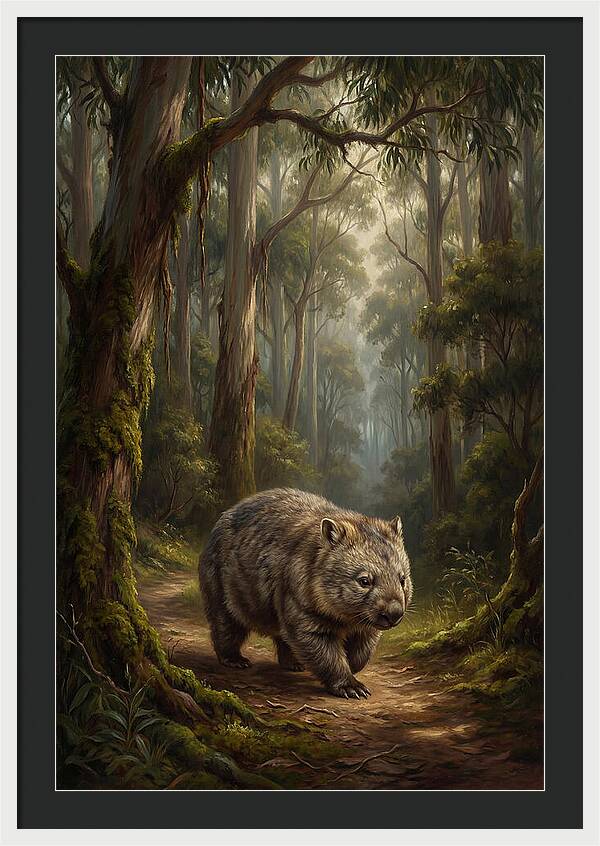 Wombat In The Forest