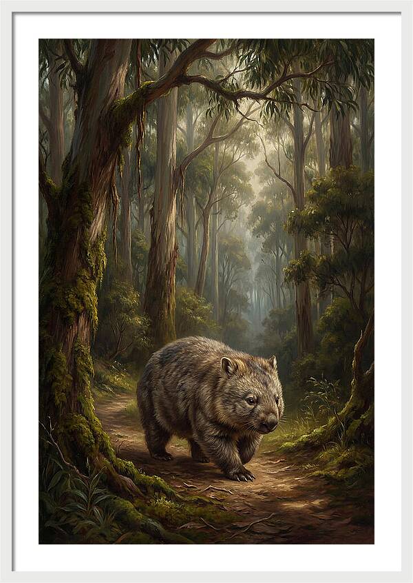 Wombat In The Forest