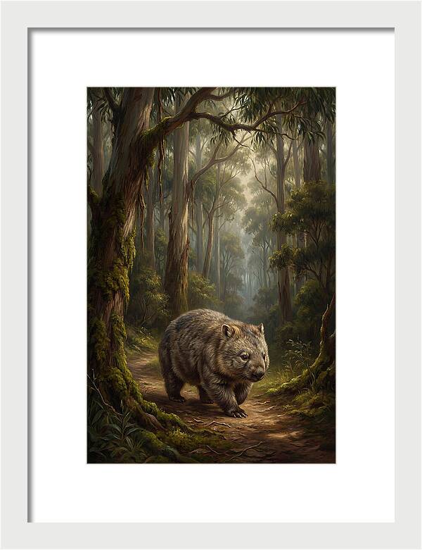 Wombat In The Forest