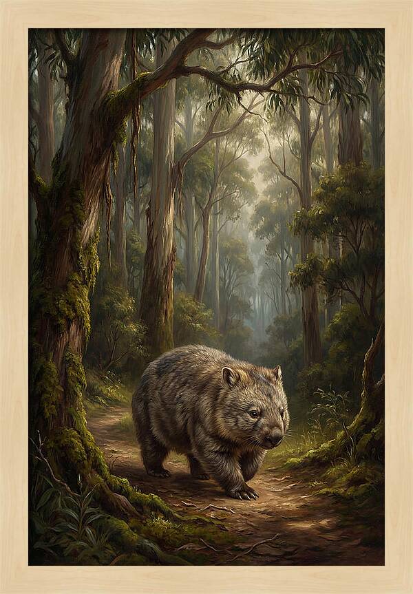 Wombat In The Forest