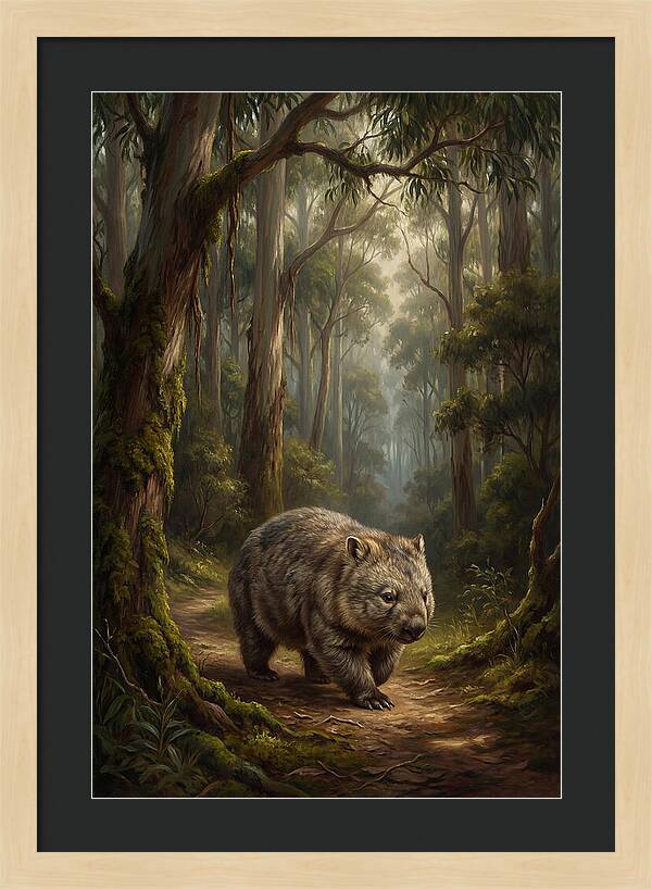 Wombat In The Forest