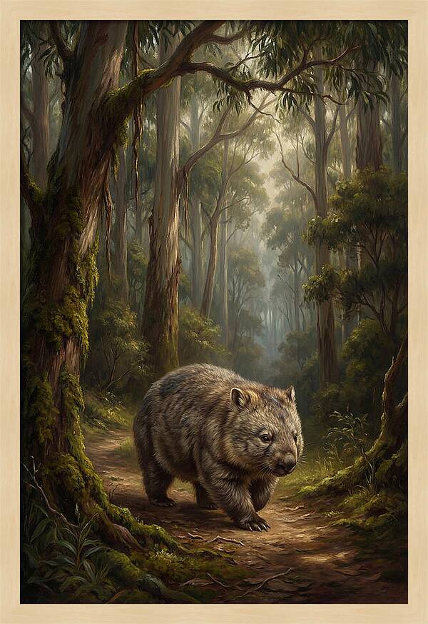 Wombat In The Forest