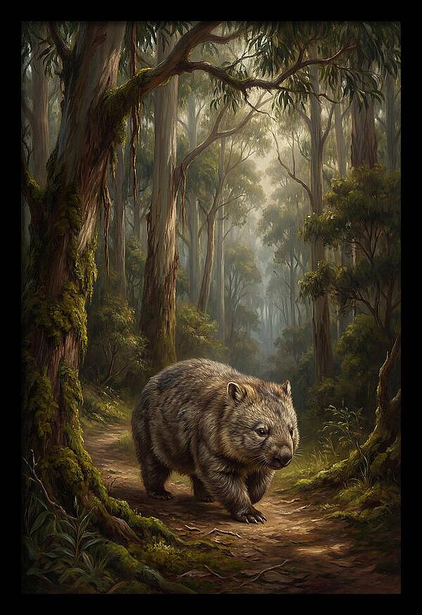 Wombat In The Forest