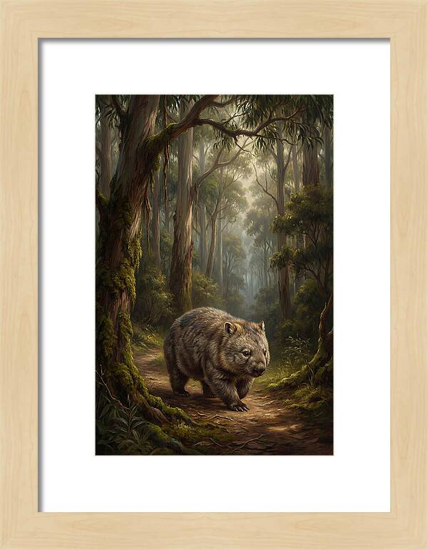 Wombat In The Forest