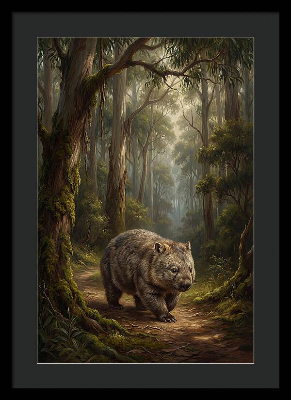 Wombat In The Forest