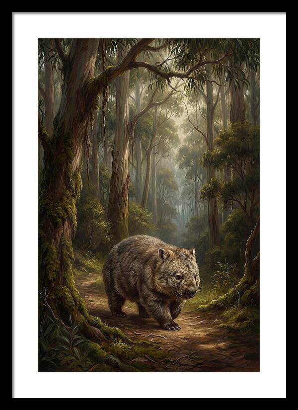 Wombat In The Forest
