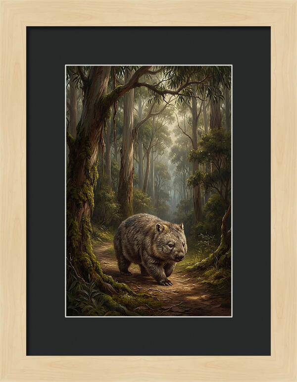 Wombat In The Forest