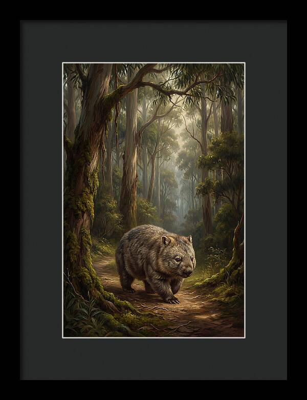 Wombat In The Forest