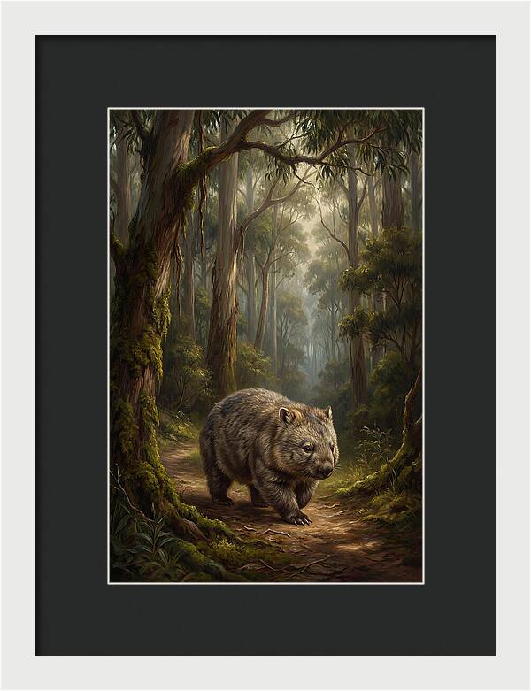 Wombat In The Forest