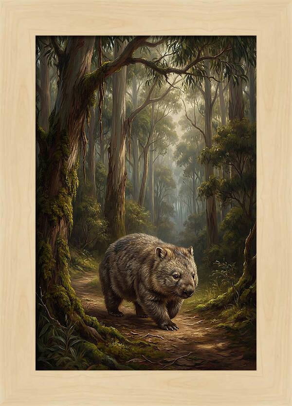Wombat In The Forest