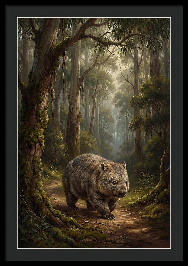 Wombat In The Forest
