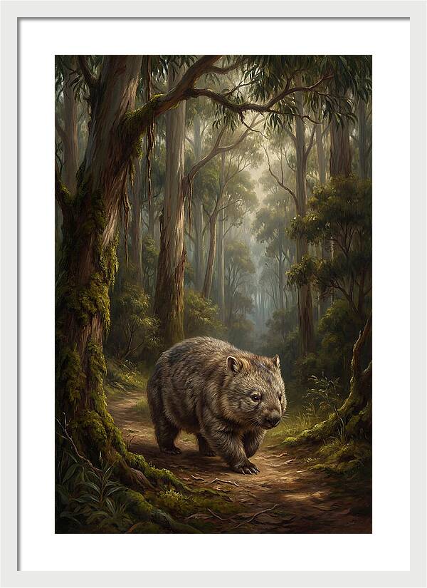 Wombat In The Forest