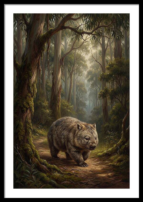 Wombat In The Forest