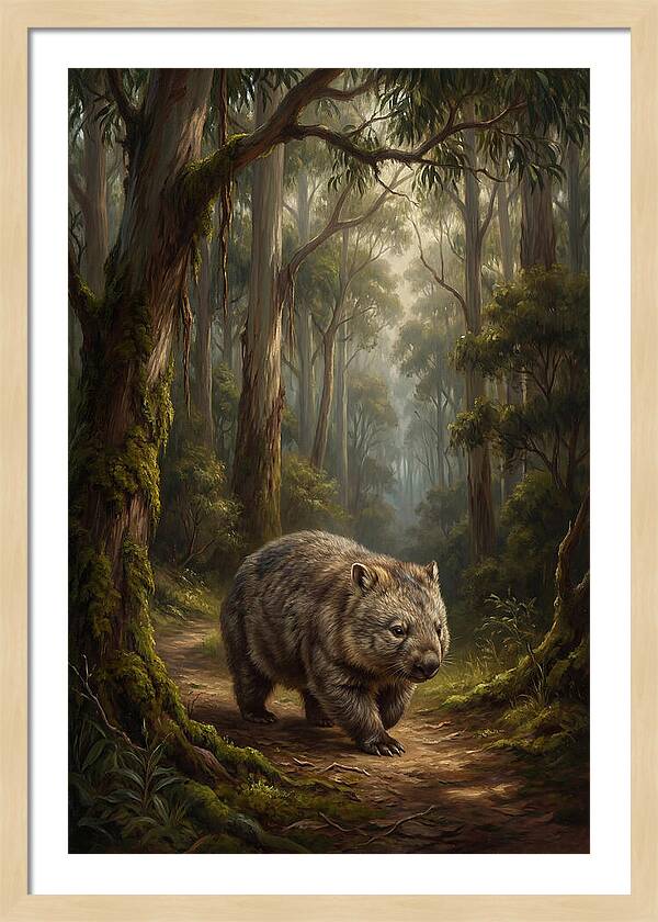 Wombat In The Forest