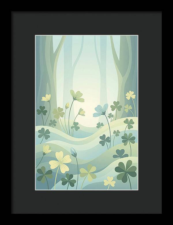 Wood Sorrel In A Dreamy Forest