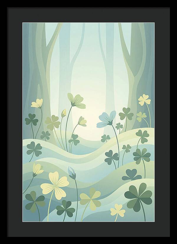 Wood Sorrel In A Dreamy Forest