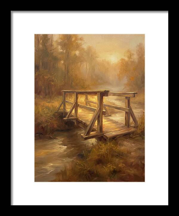 Wooden Bridge At Dawn