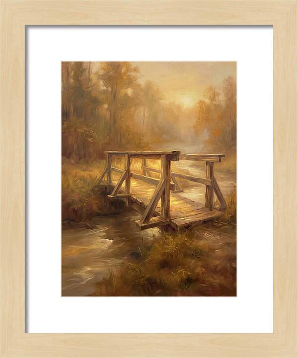 Wooden Bridge At Dawn