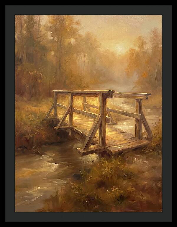 Wooden Bridge At Dawn