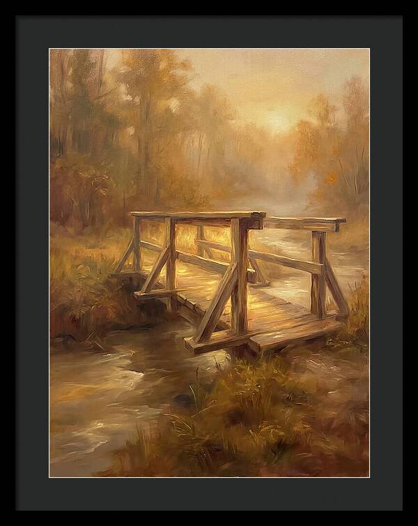 Wooden Bridge At Dawn