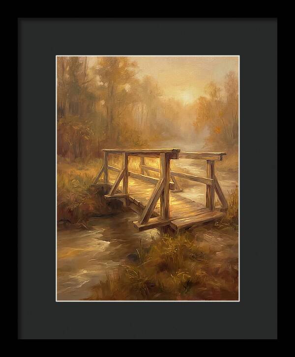 Wooden Bridge At Dawn