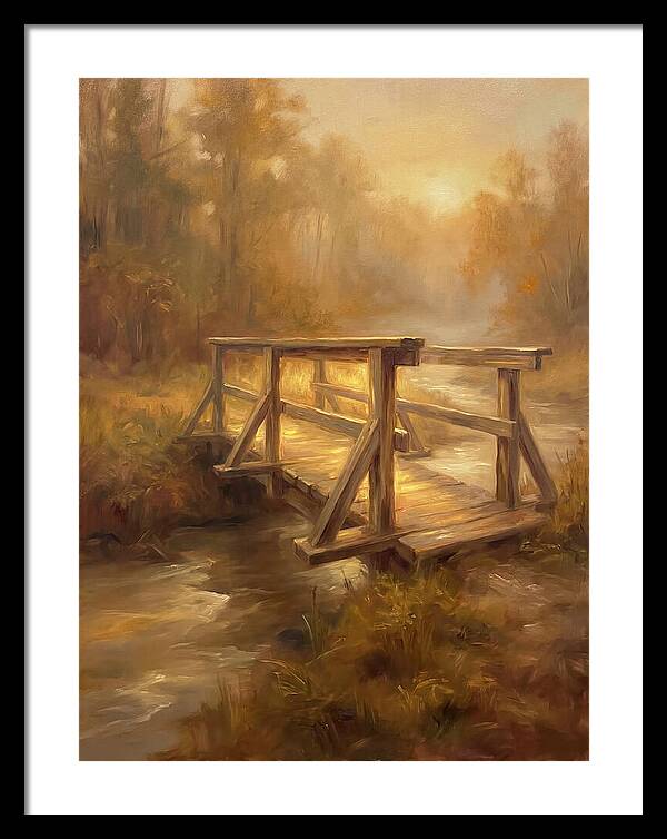 Wooden Bridge At Dawn