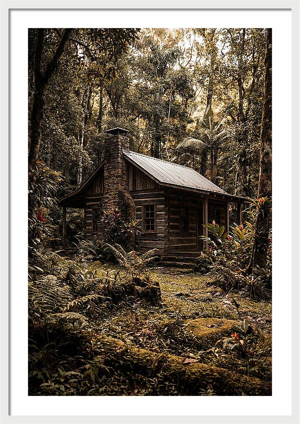 Wooden Cabin In The Forest