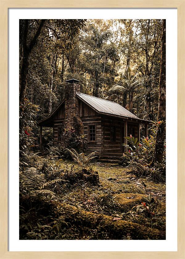 Wooden Cabin In The Forest