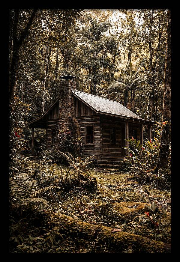 Wooden Cabin In The Forest