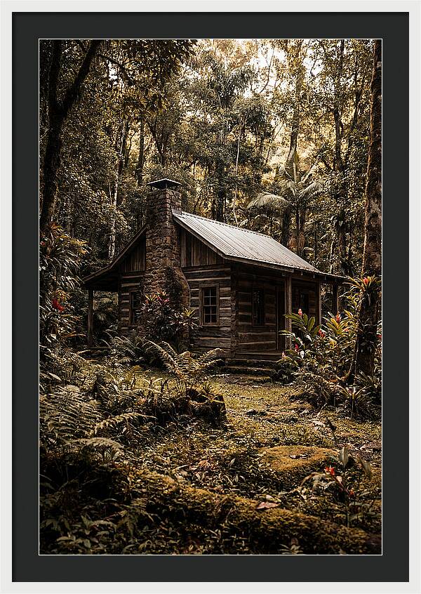 Wooden Cabin In The Forest
