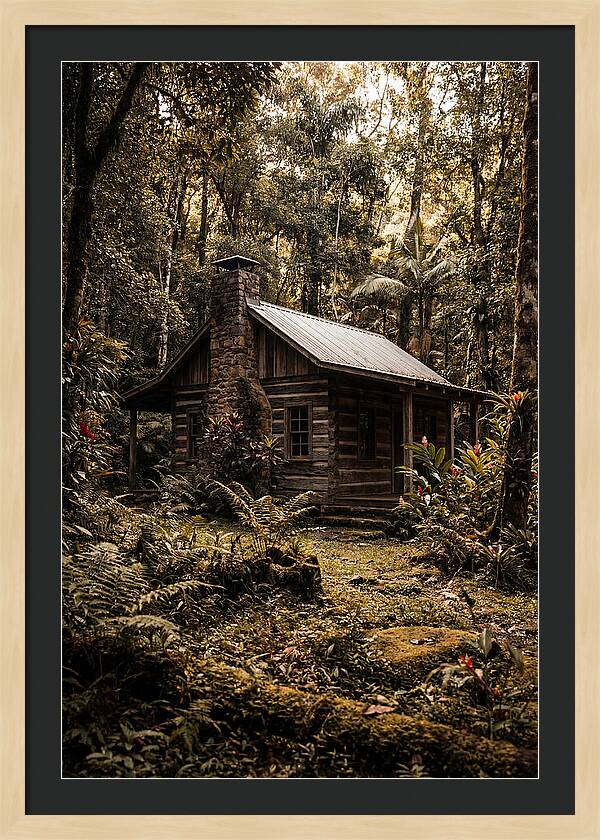 Wooden Cabin In The Forest