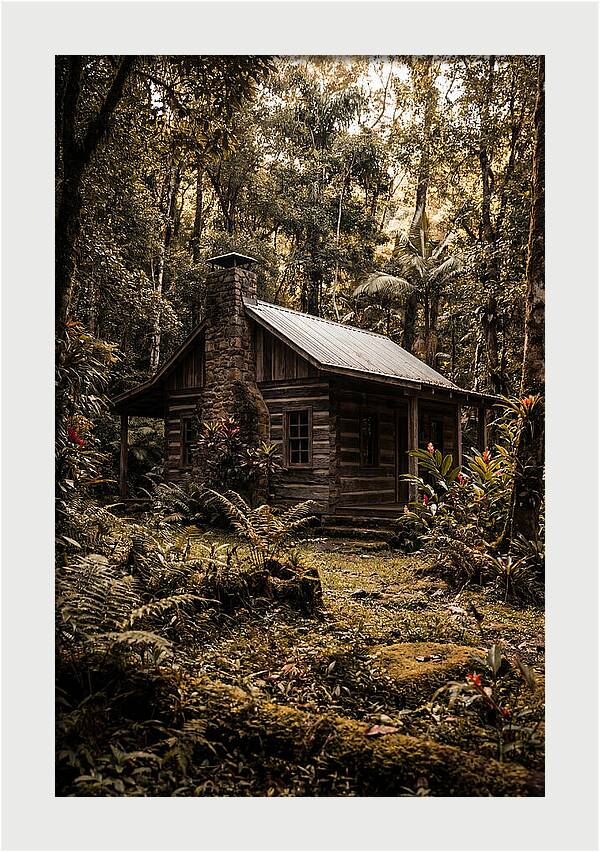 Wooden Cabin In The Forest