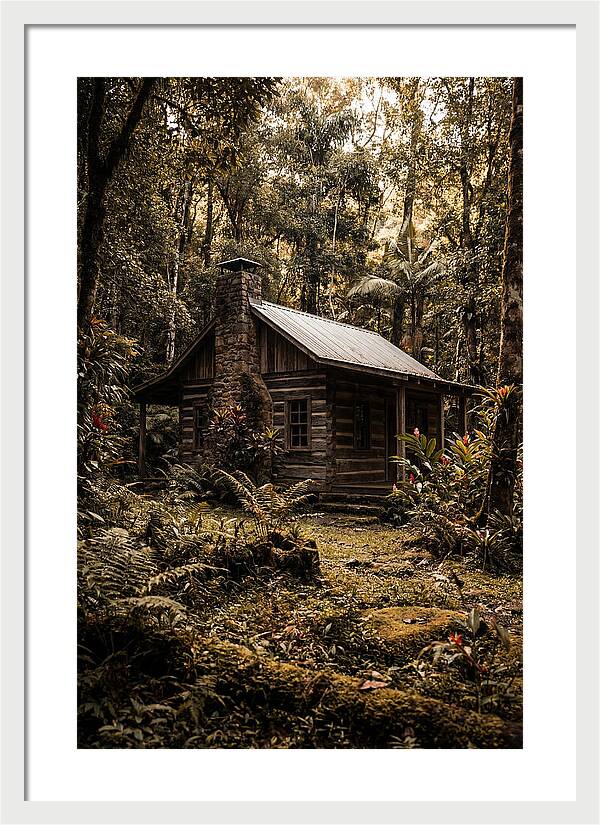Wooden Cabin In The Forest