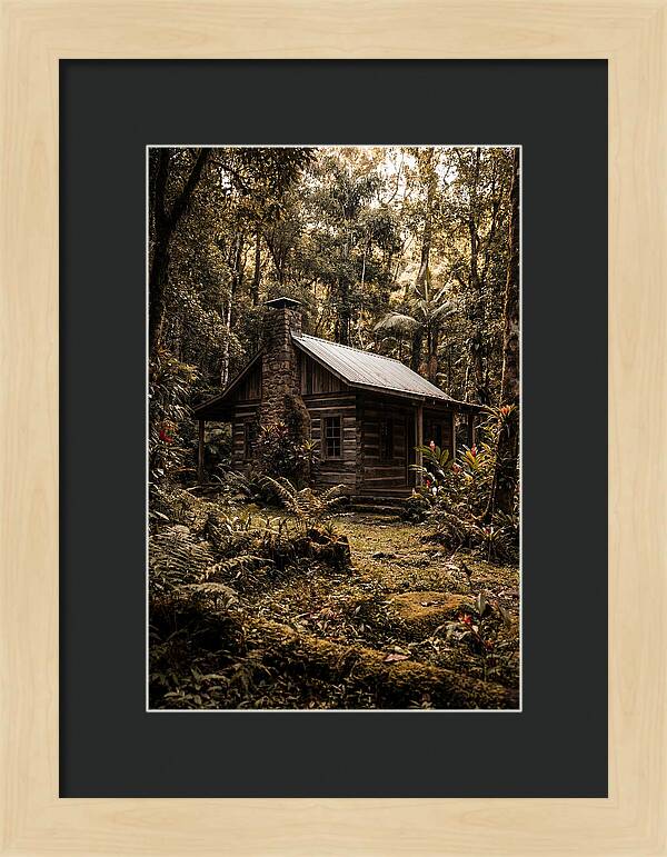 Wooden Cabin In The Forest