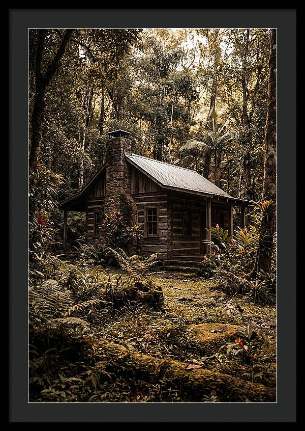 Wooden Cabin In The Forest