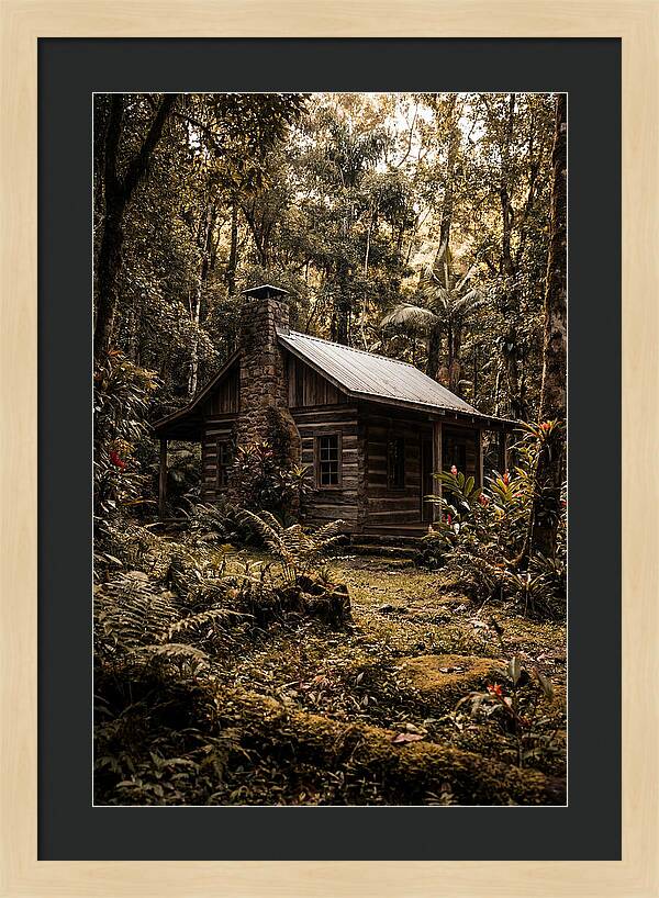 Wooden Cabin In The Forest