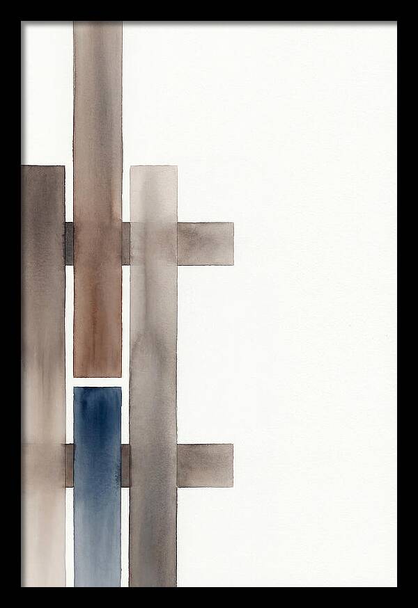Wooden Fence Abstract Composition
