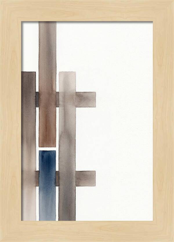 Wooden Fence Abstract Composition
